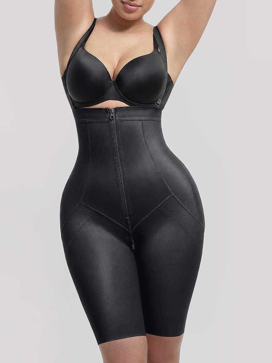 Wholesale Body Shaper clips inside for post-operative wear and removable shoulder straps SPU