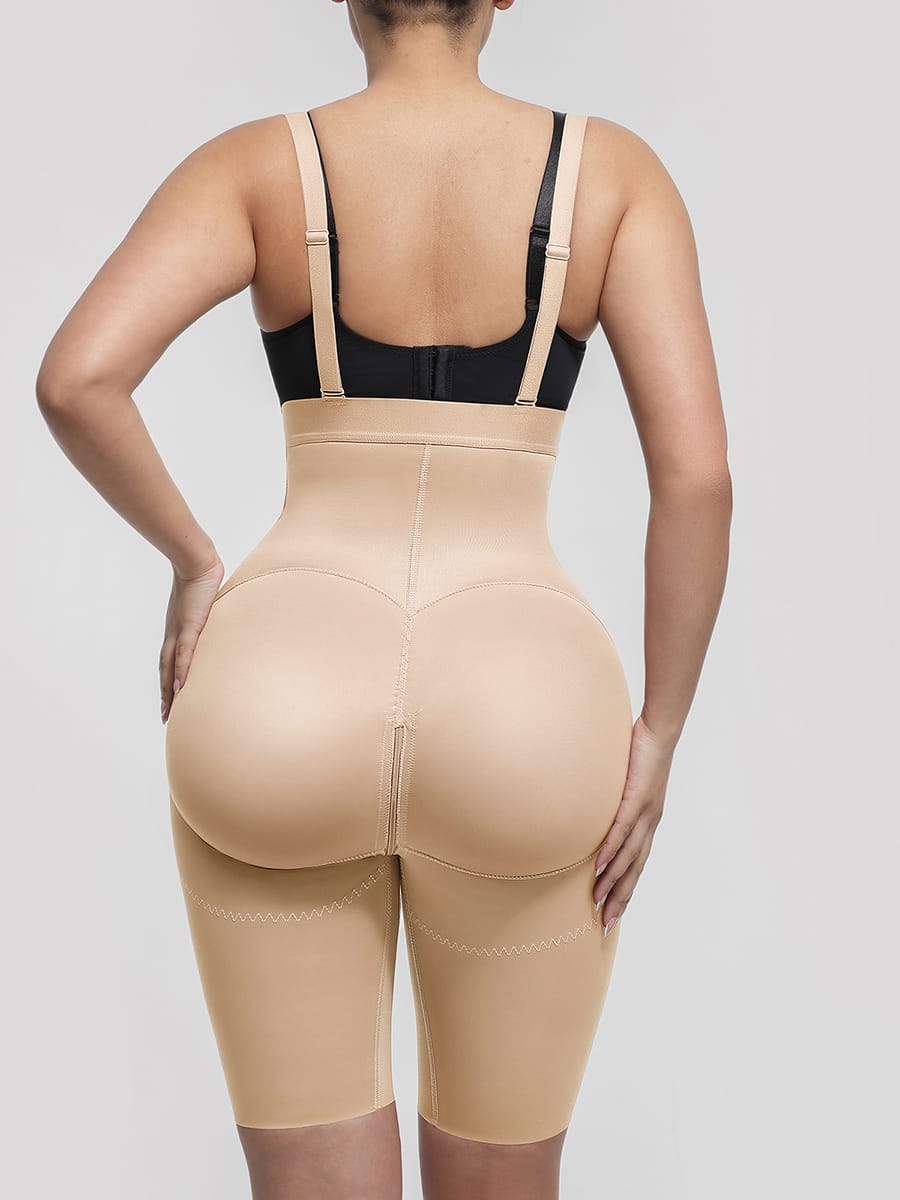 Wholesale Body Shaper clips inside for post-operative wear and removable shoulder straps SPU