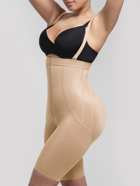 Wholesale Body Shaper clips inside for post-operative wear and removable shoulder straps SPU