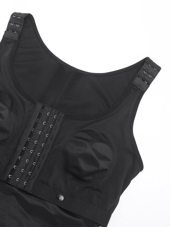 Wholesale Post-Operative Breast-Covering Side-Zip Body Shaper