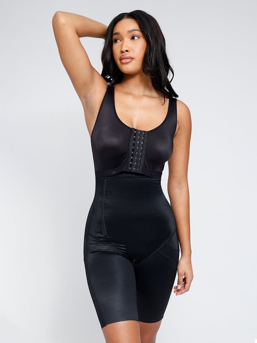 Wholesale Post-Operative Breast-Covering Side-Zip One-Piece Bodysuit