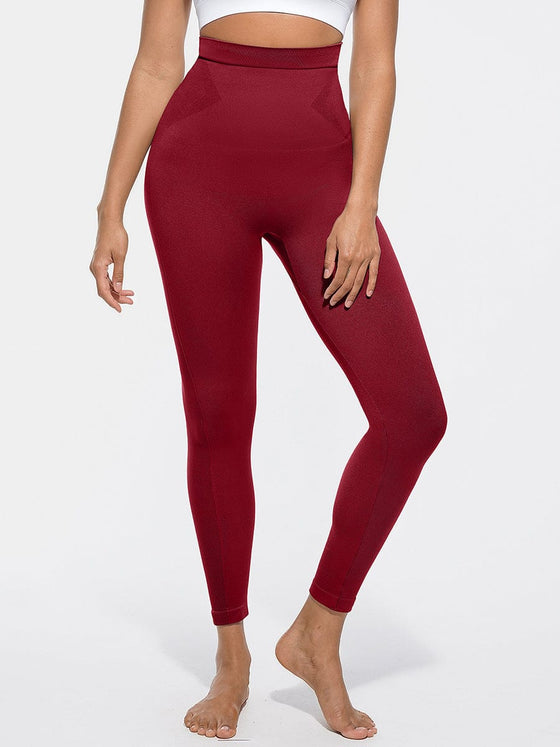 Wholesale High Waisted Slim Fit Anti Slip Shaping Leggings
