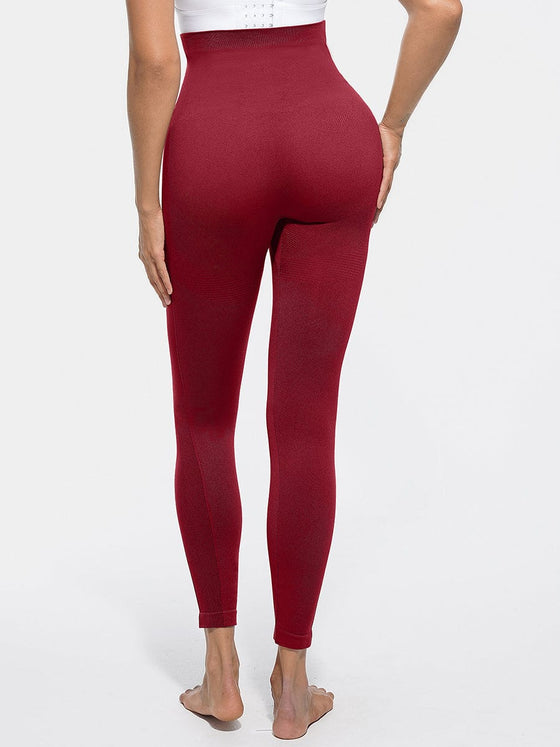 Wholesale High Waisted Slim Fit Anti Slip Shaping Leggings