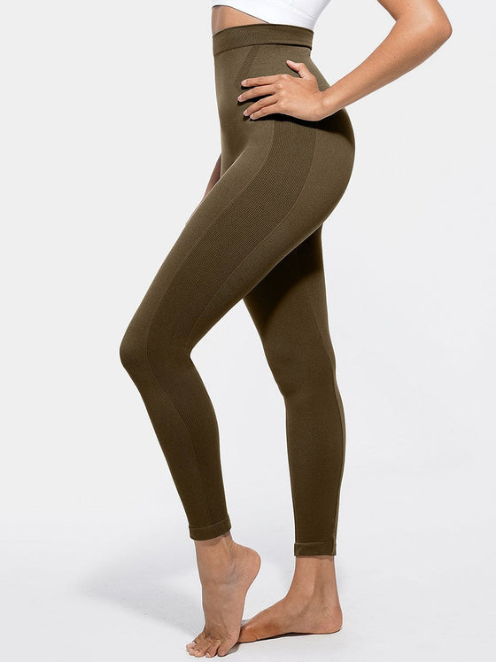 Wholesale High Waisted Slim Fit Anti Slip Shaping Leggings