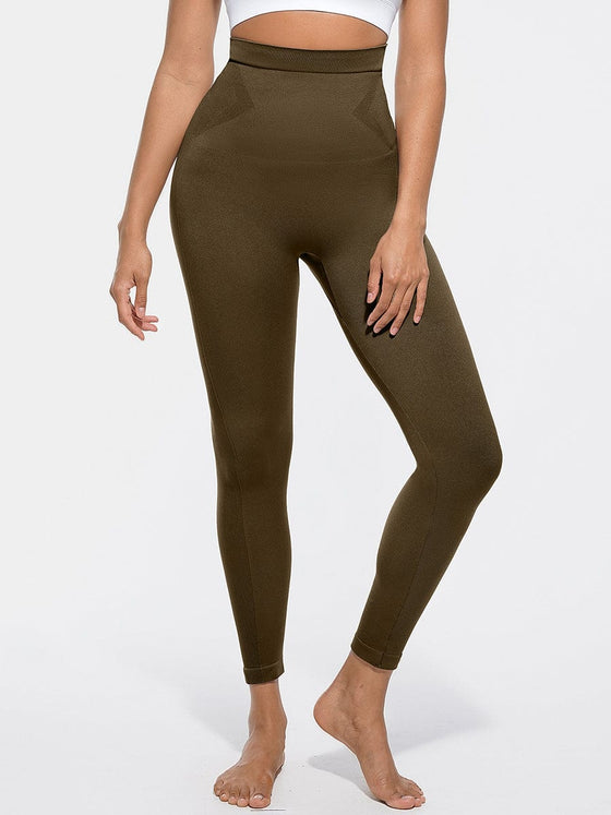 Wholesale High Waisted Slim Fit Anti Slip Shaping Leggings
