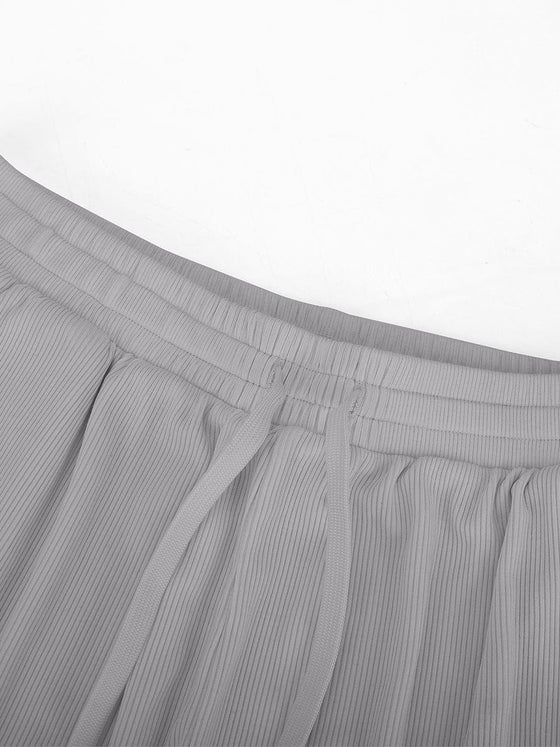 Wholesale Rayon Ribbed Wide Leg Lounge Pants