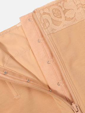 Wholesale Front Zipper Butt Lifter Shorts High Waist Curve-Creating