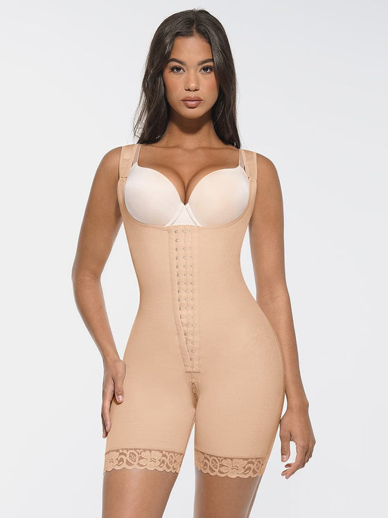 Wholesale Post-operative U-shaped Bust Support Hard Mesh Butt Lift Body Shaper