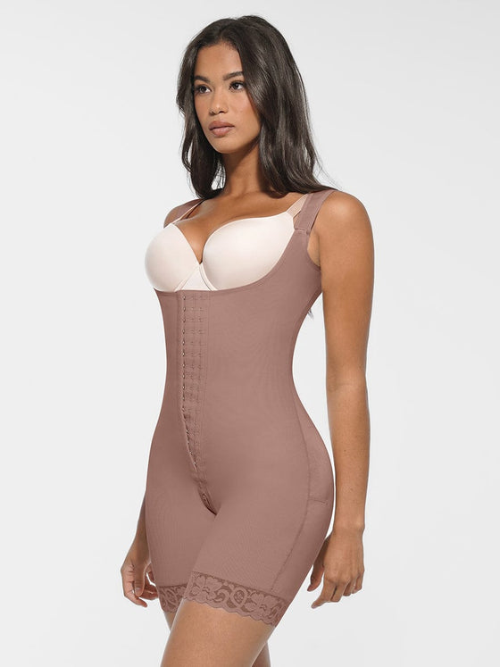 Wholesale Post-operative U-shaped Bust Support Hard Mesh Butt Lift Body Shaper