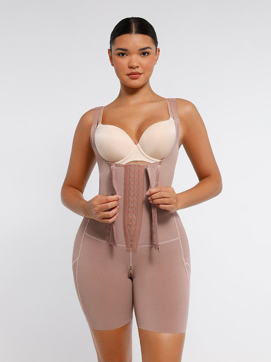Wholesale Post Surgery U-Shaped Bust Support Two Steel Bones Waist and Abdomen Control Shapewear