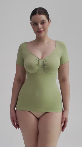 Wholesale Seamless Bust Support Tummy Control Shaping Cami