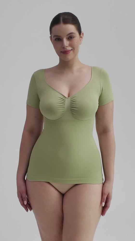 Wholesale Seamless Bust Support Tummy Control Shaping Cami