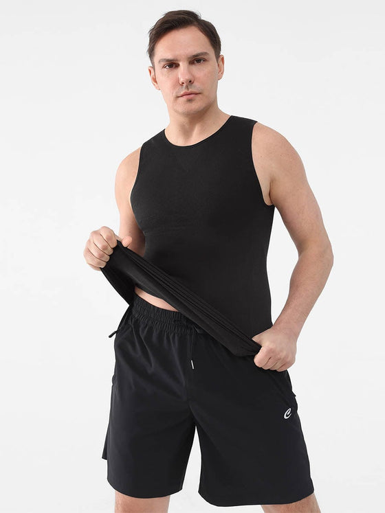 Wholesale Men Seamless Shaper Compression Tummy Control Tank Top