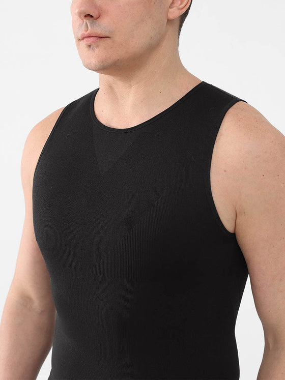 Wholesale Men Seamless Shaper Compression Tummy Control Tank Top