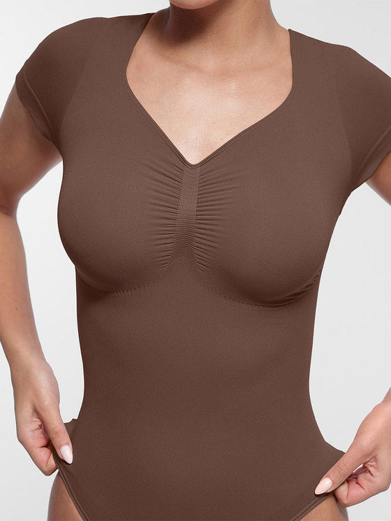 Wholesale Bust Support Waist & Abdomen Shaping Thong Bodysuit