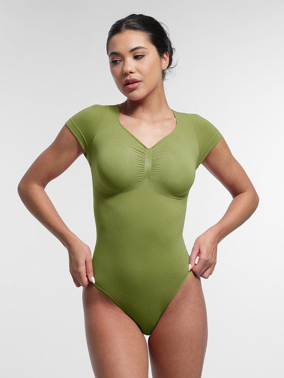Wholesale Bust Support Waist & Abdomen Shaping Thong Bodysuit