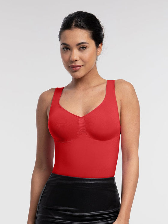 Wholesale Seamless Bust Support Waist and Abdomen Control Thong Bodysuit