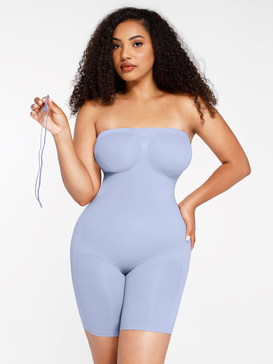 shapewear for strapless dress Wholesale Seamless Strapless Butt Lifting Tummy Control Shapewear