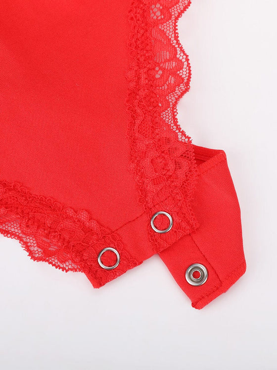 Wholesale Seamless lace Cami Waist Abdomen Shaping Thong Bodysuit
