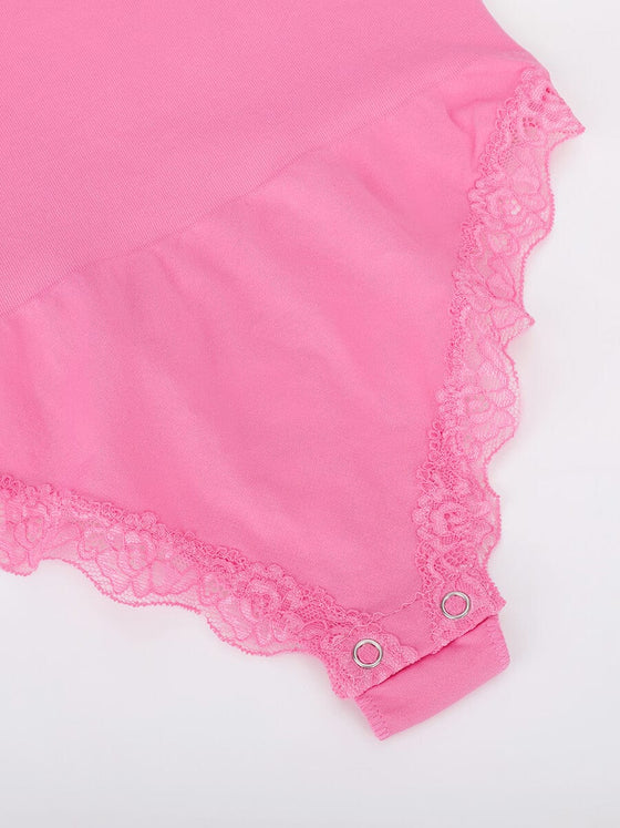 Wholesale Seamless lace Cami Waist Abdomen Shaping Thong Bodysuit