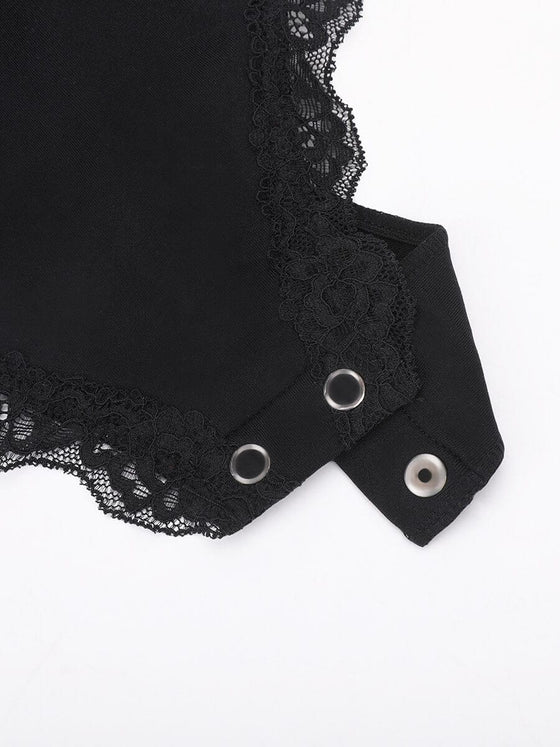 Wholesale Seamless lace Cami Waist Abdomen Shaping Thong Bodysuit