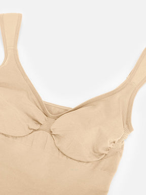 Wholesale Seamless Diamond Neck Bust Support Waist Control Panty Bodysuit