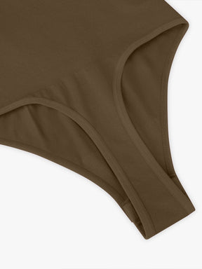 Wholesale Seamless Bra Free Cami Tummy Control Thong Bodysuit with Removable Pads