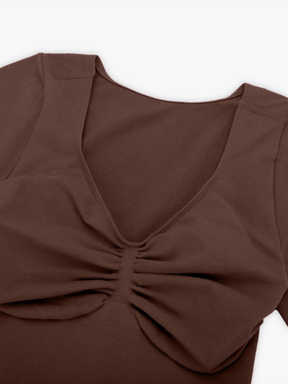 Wholesale Bust Support Waist & Abdomen Shaping Thong Bodysuit