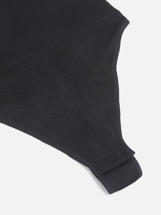 Wholesale Seamless Deep V Waist and Abdomen Shaping Thong Bodysuit