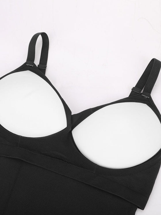 Wholesale Seamless Built-in Bra Waist and Tummy Control Thong Bodysuit
