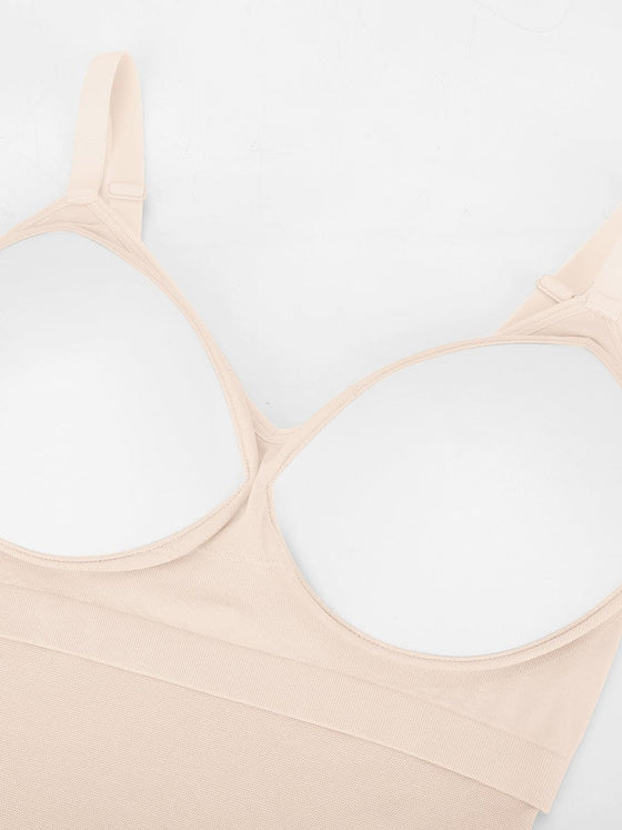 Wholesale Seamless Built-in Bra Waist and Tummy Control Thong Bodysuit