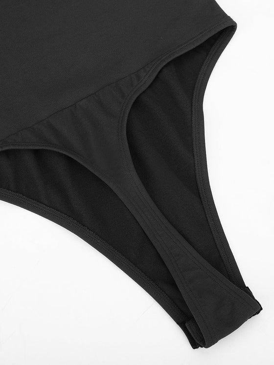 Wholesale Seamless Built-in Bra Waist and Tummy Control Thong Bodysuit