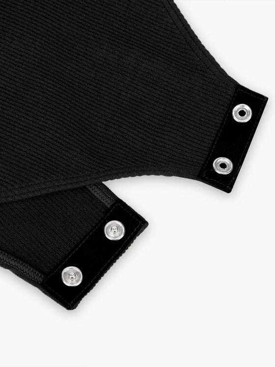 Wholesale Seamless Ribbed Zip Front Sleeveless Briefs Bodysuit