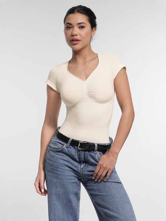Wholesale Bust Support Waist & Abdomen Shaping Thong Bodysuit