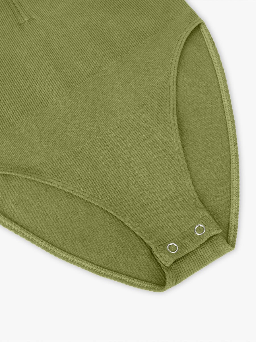 Wholesale Seamless Ribbed Zip Front Sleeveless Briefs Bodysuit