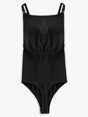 Wholesale Seamless Bra Free Cami Tummy Control Thong Bodysuit with Removable Pads