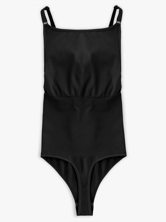 Wholesale Seamless Bra Free Cami Tummy Control Thong Bodysuit with Removable Pads