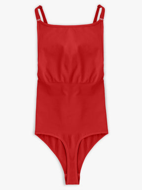 Wholesale Seamless Bra Free Cami Tummy Control Thong Bodysuit with Removable Pads