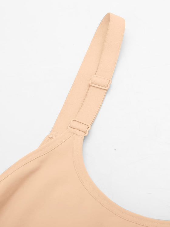 Wholesale Invisible Zip Seamless Shapewear Bodysuit Tummy Control Butt Lifting Adjustable Straps