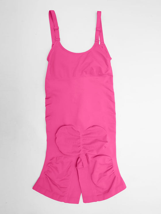 Wholesale Invisible Zip Seamless Shapewear Bodysuit Tummy Control Butt Lifting Adjustable Straps