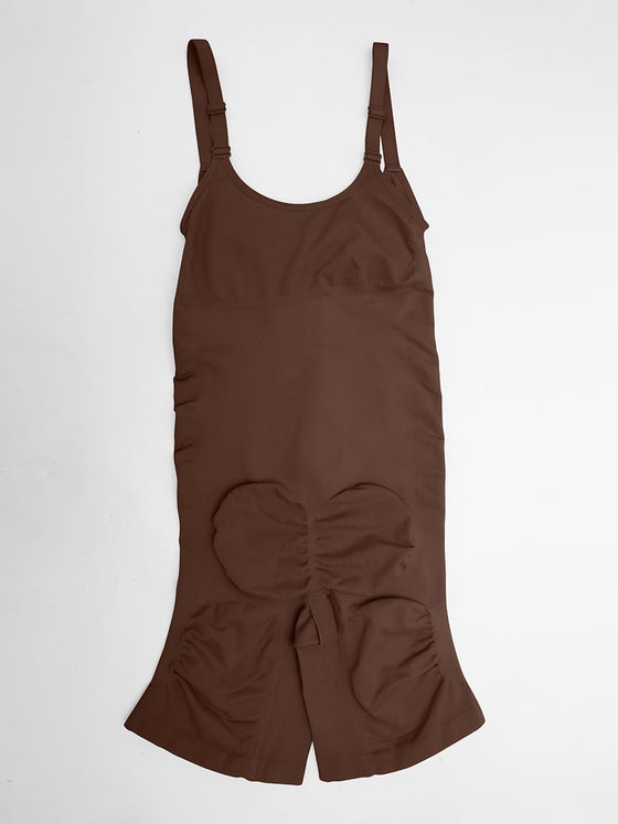 Wholesale Invisible Zip Seamless Shapewear Bodysuit Tummy Control Butt Lifting Adjustable Straps