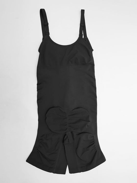Wholesale Invisible Zip Seamless Shapewear Bodysuit Tummy Control Butt Lifting Adjustable Straps