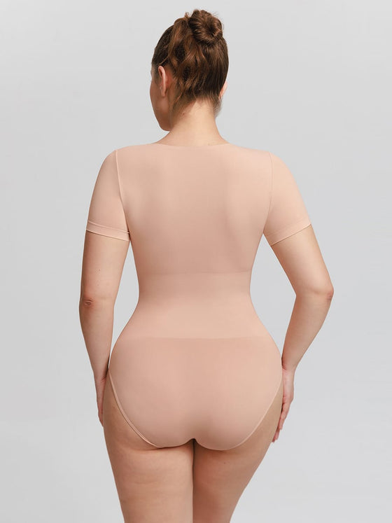 Wholesale Seamless Scoop Neck Shapewear Bodysuit Buttery Soft Tummy Control