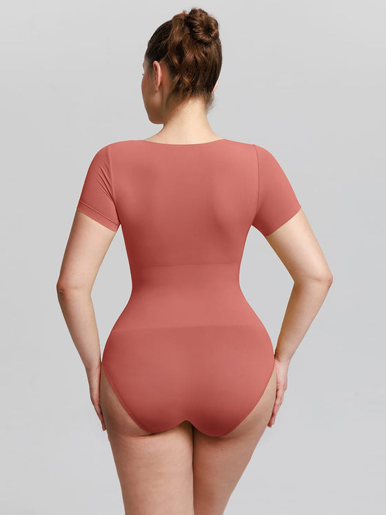 Wholesale Seamless Scoop Neck Shapewear Bodysuit Buttery Soft Tummy Control