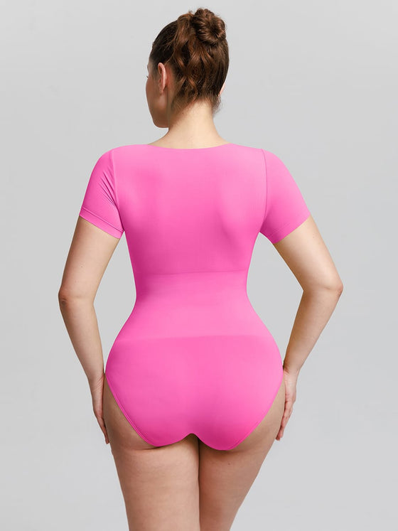 Wholesale Seamless Scoop Neck Shapewear Bodysuit Buttery Soft Tummy Control