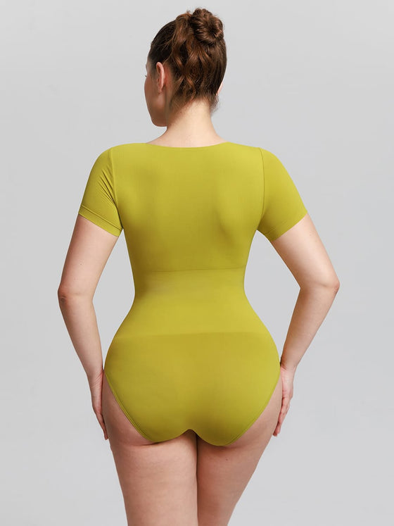 Wholesale Seamless Scoop Neck Shapewear Bodysuit Buttery Soft Tummy Control