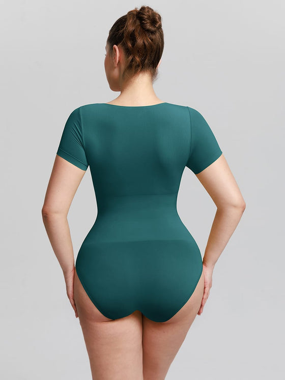 Wholesale Seamless Scoop Neck Shapewear Bodysuit Buttery Soft Tummy Control