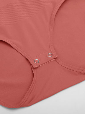 Wholesale Seamless Shapewear Bodysuit Buttery Soft Tummy Control Crew Neck