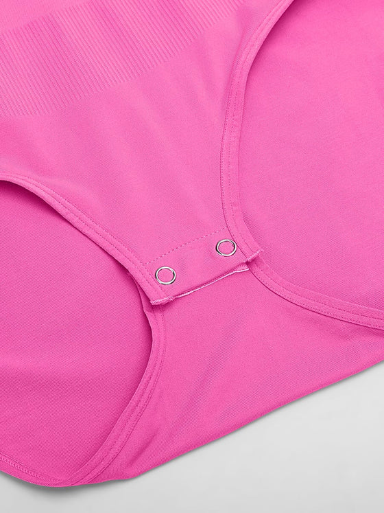 Wholesale Seamless Shapewear Bodysuit Buttery Soft Tummy Control Crew Neck