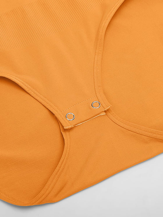 Wholesale Seamless Shapewear Bodysuit Buttery Soft Tummy Control Crew Neck